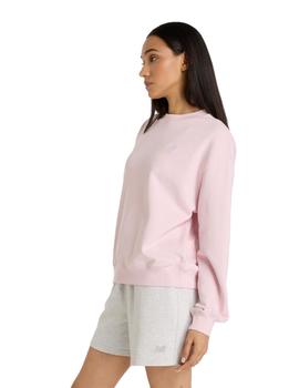 Sudadera New Balance Mujer Rosa