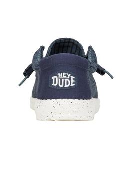 Zapatillas Hey Dude Wally Stretch Sox Hombre Azul