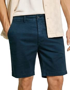 Pantalón Pepe Jeans Regular Chino Short Hombre Azul