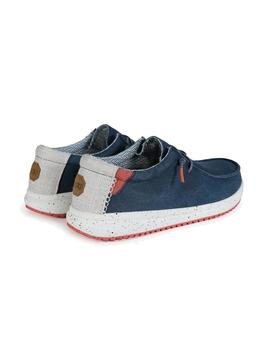 Zapatillas Pitas Nias Hombre Marino