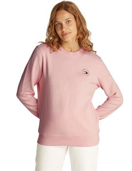 Sudadera Tommy Regular Essential Mujer Rosa