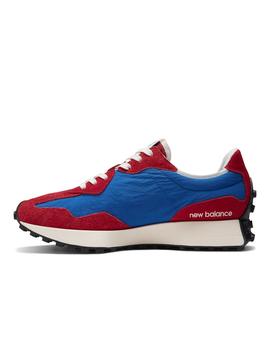 Zapatillas New Balance 327 Hombre Azul y Rojo