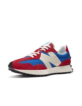 Zapatillas New Balance 327 Hombre Azul y Rojo