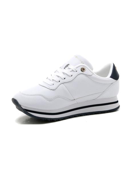 Tommy Hilfiger Essential Webbing Zapatillas De Cuero Blanco - ¡Compra A  Precios De Outlet!