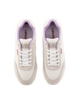 Zapatillas Levis Munro Mujer Blanco