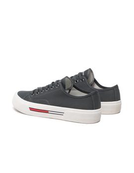 Zapatillas Tommy Jeans Lace Up Hombre Gris