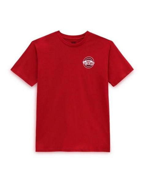 Camisetas vans store hombre rojas