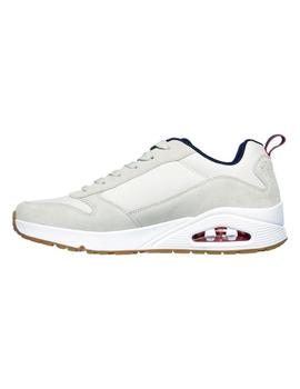 Zapatillas Skechers Uno Stacre Hombre Beige