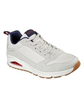 Zapatillas Skechers Uno Stacre Hombre Beige