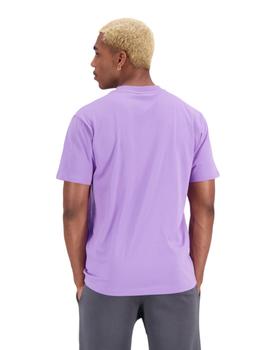 Camiseta New Balance Hoops Hombre Morado