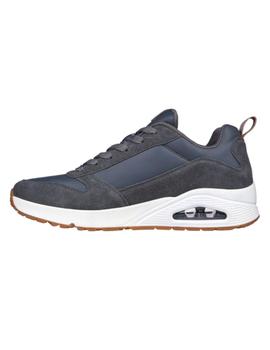 Zapatillas Skechers Uno Stacre Hombre Gris