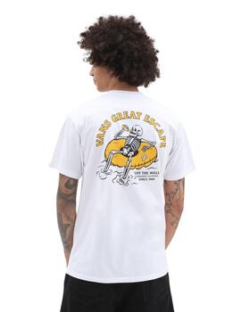 Camiseta Vans Permanent Vacation Hombre Blanco