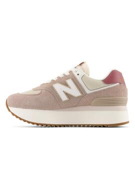 Zapatillas New Balance 574 Mujer Marrón