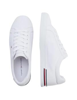 Tommy Hilfiger ESSENTIAL STRIPES - Zapatillas - white/blanco 