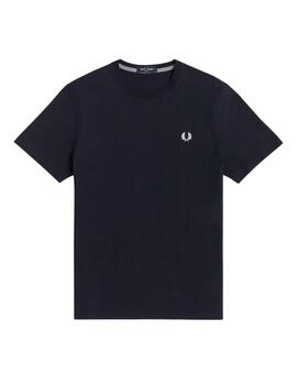 Camiseta Fred Perry Crew Hombre Marino