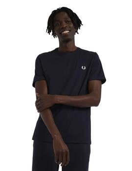 Camiseta Fred Perry Crew Hombre Marino