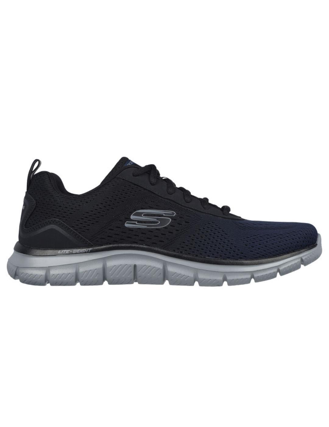 Zapatos skechers shop hombre negro xxl