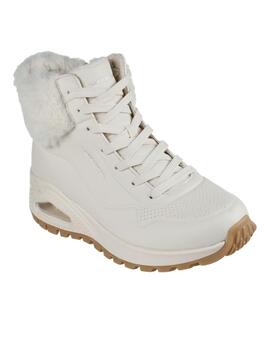 Zapatillas Skechers Uno Rugged Mujer Beige