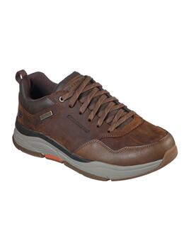 Zapatillas Skechers Relaxed Fit Benago Hombre Marrón