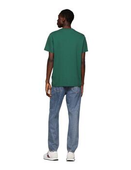 Camiseta Tommy Jeans Essential Graphic Hombre Verde