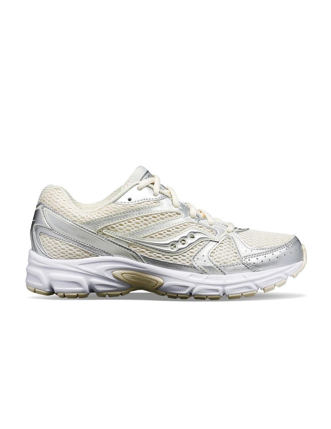 Zapatilla Saucony Ride Millenium Mujer Crema Gris