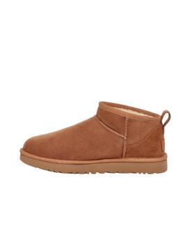 Botin Ugg Classic Ultra Mini Unisex Camel