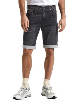 Pantalón Corto Pepe Jeans Slim Gymdigo Hombre Negro