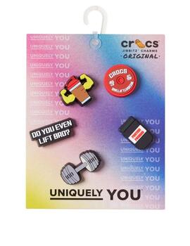 Pins Crocs Weight Lifting Pack 5 Unisex