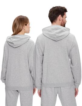 Sudadera Capucha Convers Go-To Embroidered Star Unisex  Gris