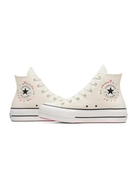 Zapatillas Converse All Star Lift High Top Mujer Egret