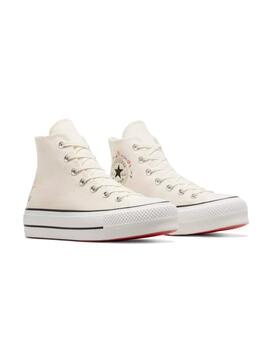 Zapatillas Converse All Star Lift High Top Mujer Egret