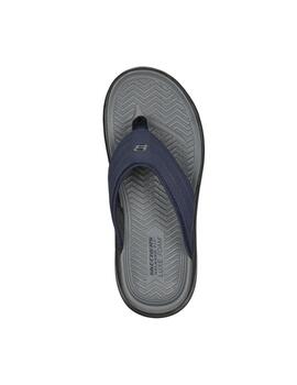 Chanclas Skechers Sargo Point Vista Hombre Navy