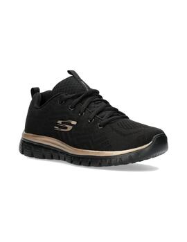 Zapatillas Skechers Graceful Mujer Negro