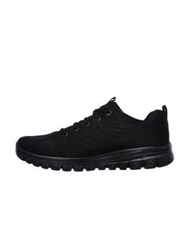 Zapatillas Skechers Graceful Get Connected Mujer Negro