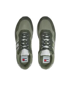 Zapatillas Tommy Moder Runner Hombre Verde