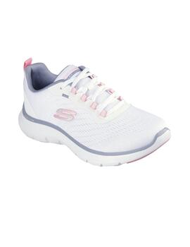 Zapatilla Skechers Flex Appeal 5.0 Mujer Blanco