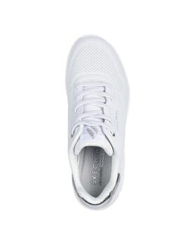 Zapatillas Skechers Uno-Shimmer Away Mujer Blanco