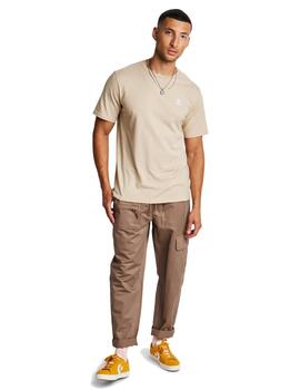 Camiseta Converse Go-To Embroidered Star Hombre  Camel