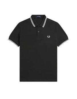 Polo Fred Perry Twin Tipped Hombre Verde