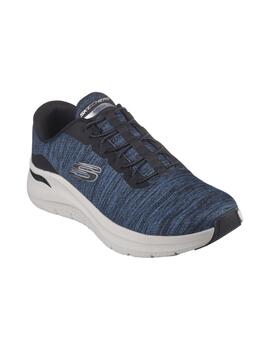 Zapatillas Skechers Arch Fit 2.0-Upperhand Hombre Azul