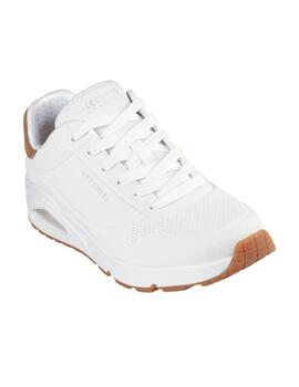 Zapatillas Skechers Uno-Suited on Air Hombre Blancas