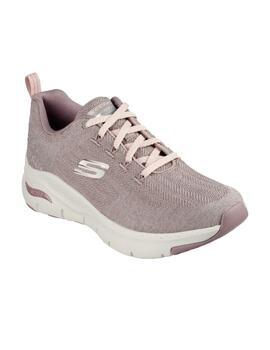 Zapatillas Skechers Arch Fit-Comfy Wave Mujer Beige