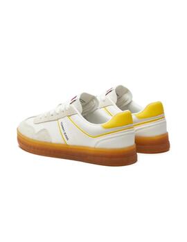 Zapatillas Tommy Jeans Court Sneaker Mujer Blanco