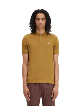 Polo Fred Perry Twin Tipped Hombre Mostaza