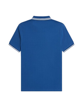 Polo Fred Perry Twin Tipped Hombre Azul