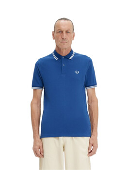 Polo Fred Perry Twin Tipped Hombre Azul