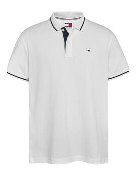 Polo Tommy Hilfiger Reg Tipping Hombre Blanco