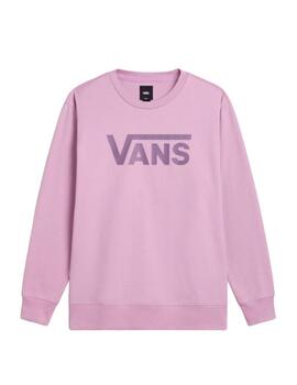 Sudadera Vans Drop V Logo Mujer Lila