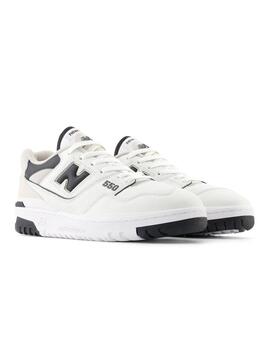 Zapatillas New Balance 550 Unisex Blanco y Negro