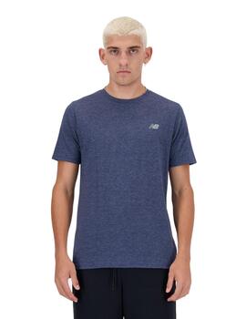 Camiseta New Balance Sport Essentials Heathertech HombreAzul